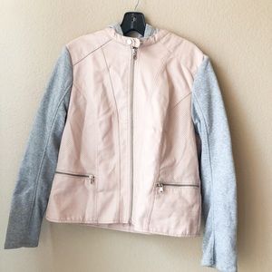 Charlotte Russe Pink Leather Jacket